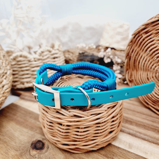 Lagune (Size Small) - Rope Biothane Dog Collar