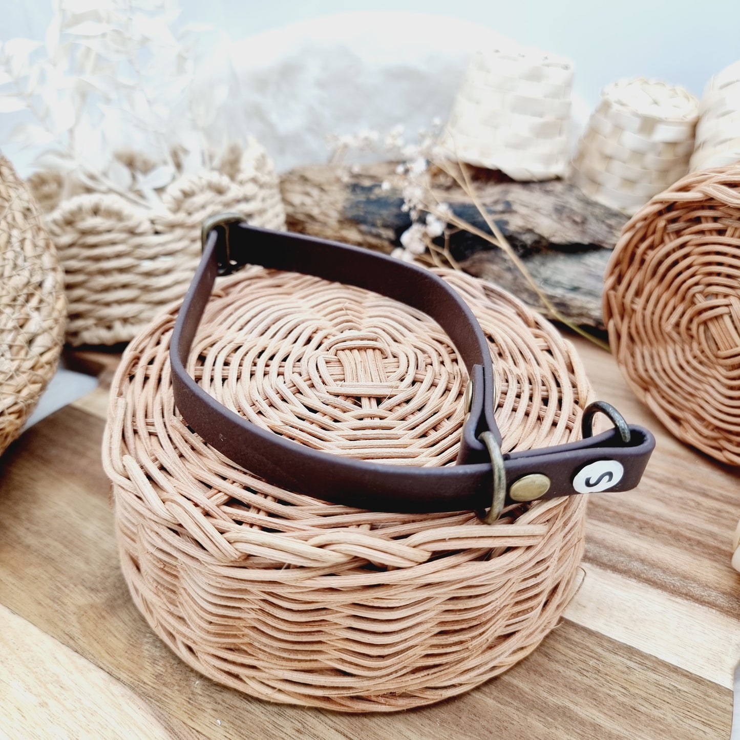 Dark Brown - Size Small - Biothane Dog Slip Collar