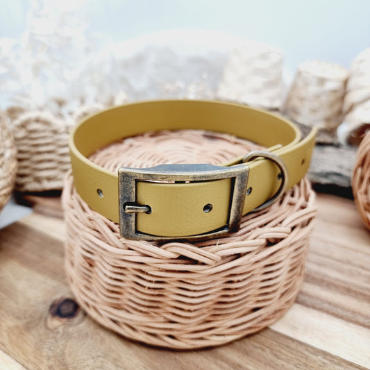 Gold (AB) - Size L Biothane Dog Collar