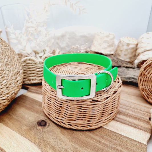 Neon Green (SS) - Size L Waterproof Dog Collar