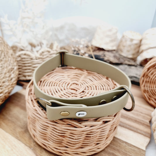 Clay - Size Large - Biothane Dog Slip Collar