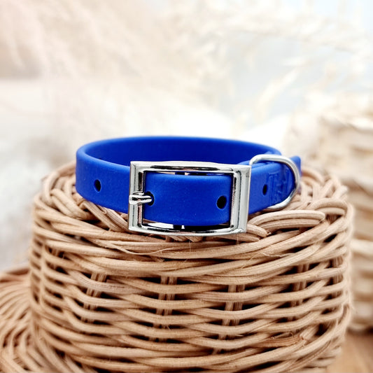 Royal Blue (SI)- Size XXS (12mm)* - Mini Biothane Dog Collar