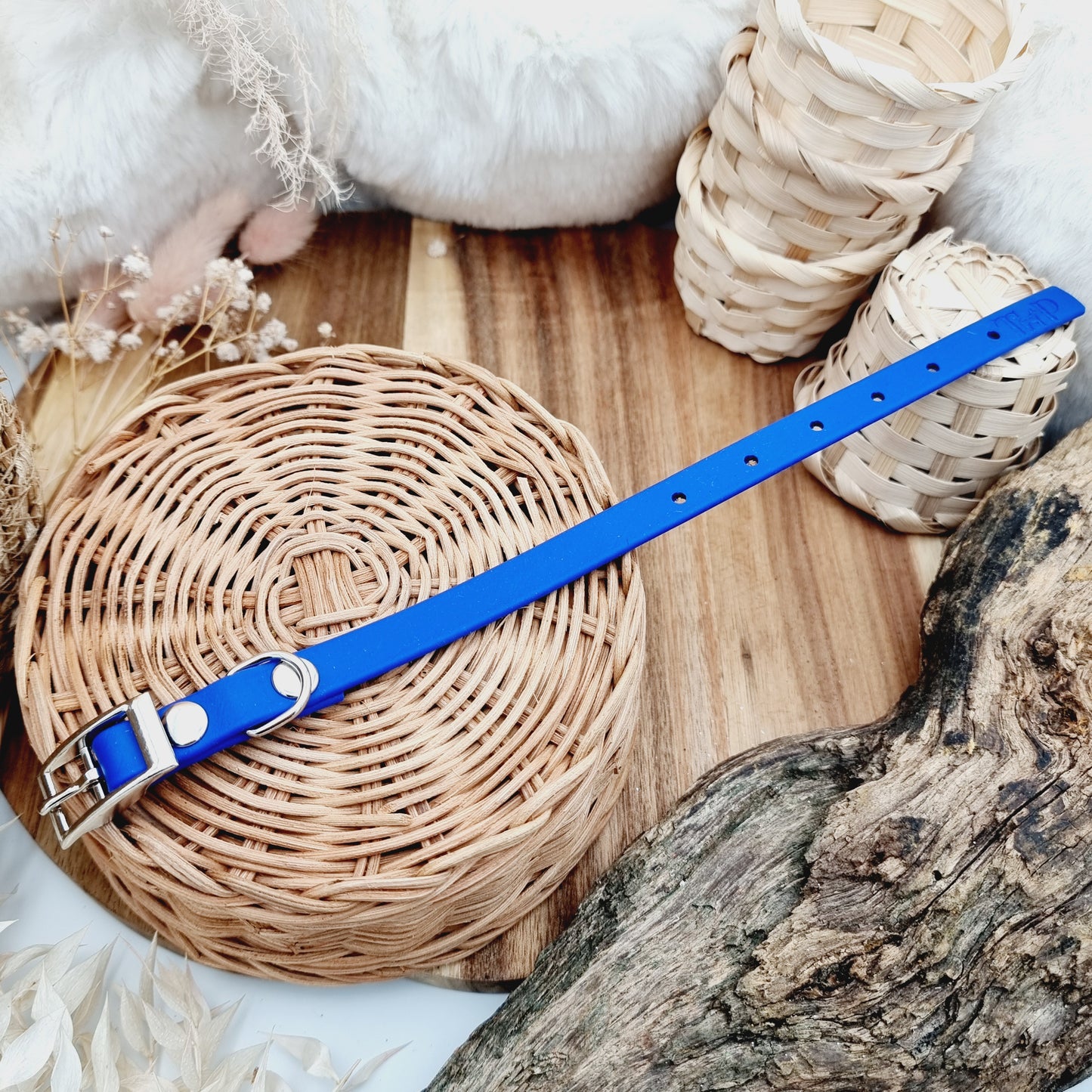 Royal Blue (SI)- Size XXS (12mm)* - Mini Biothane Dog Collar