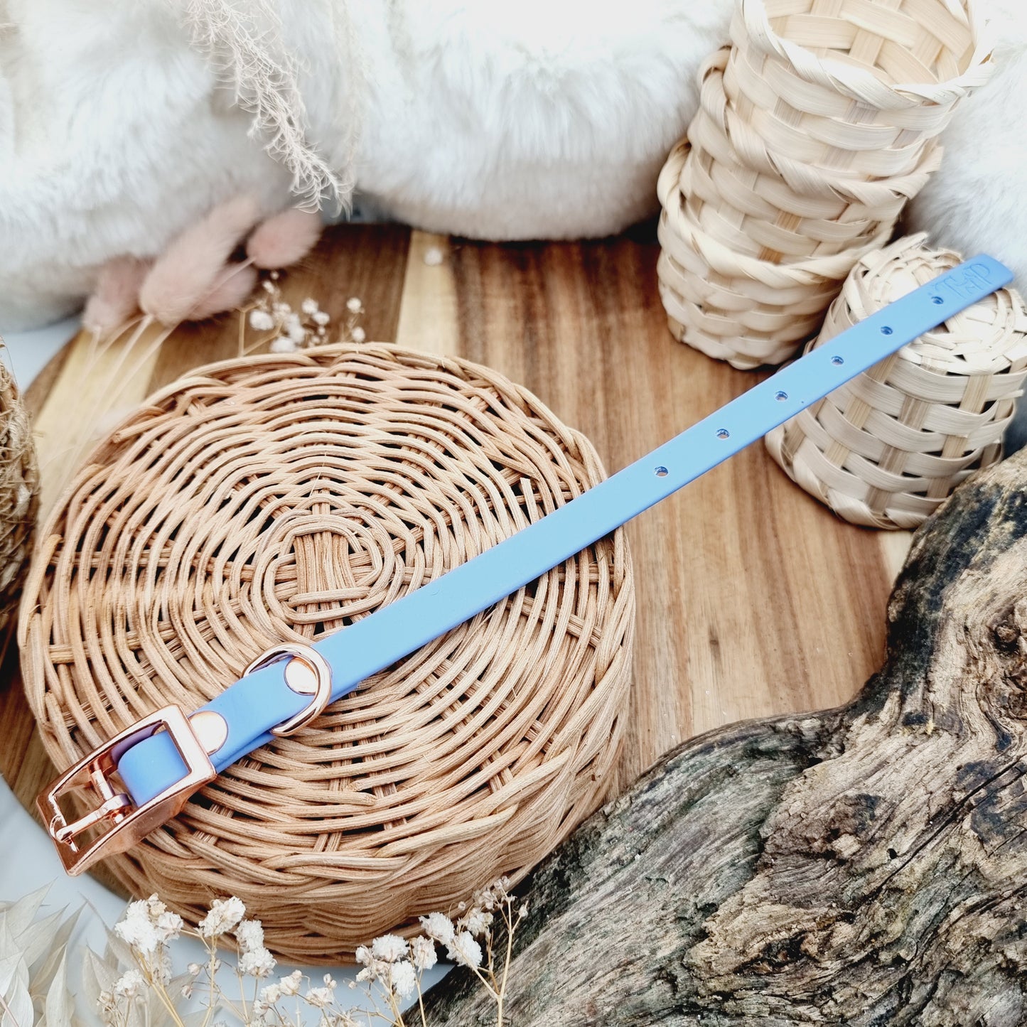 Periwinkle (RG)- Size XXS (12mm)* - Mini Biothane Dog Collar