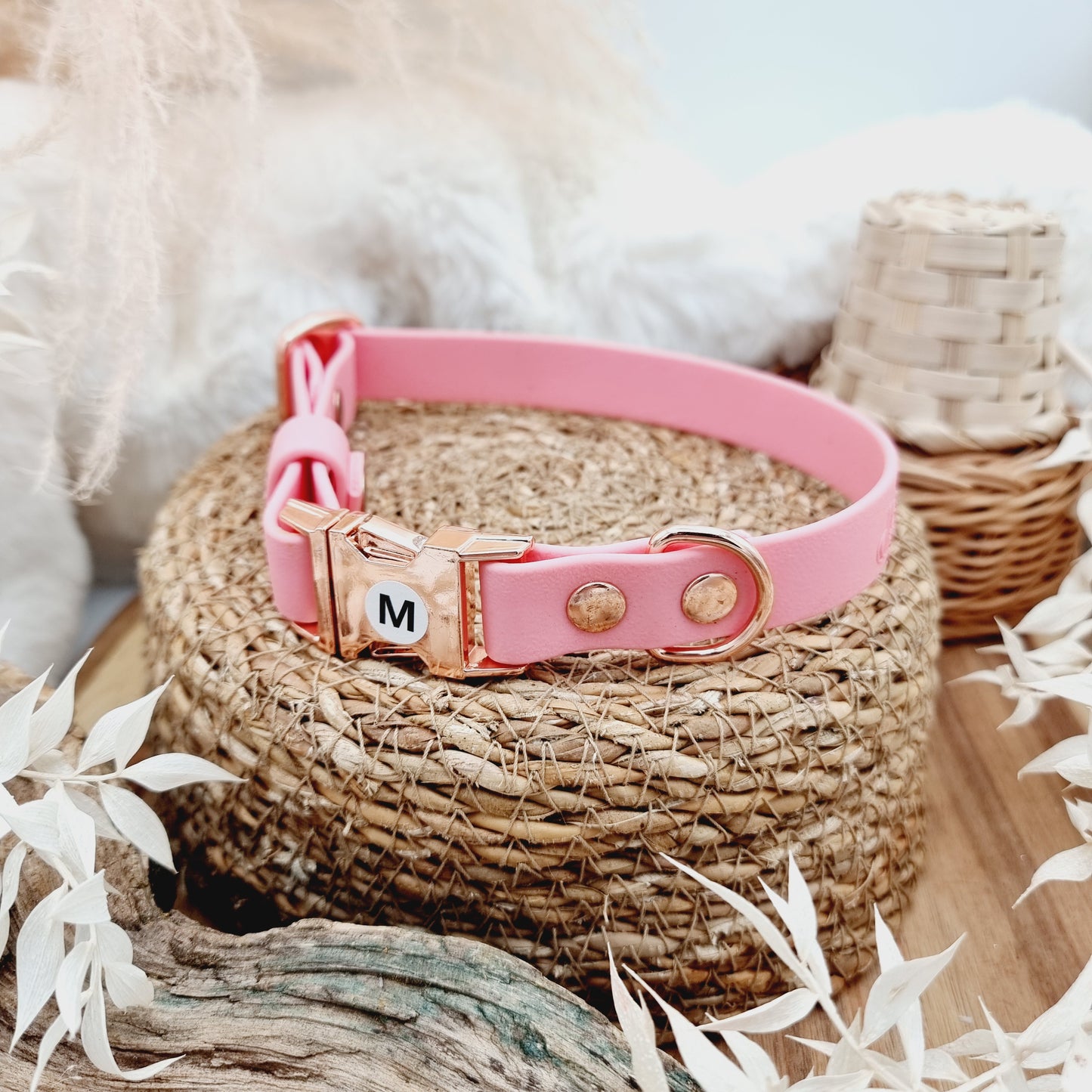 Baby Pink (RG) - Biothane Fast Release Buckle Dog Collar
