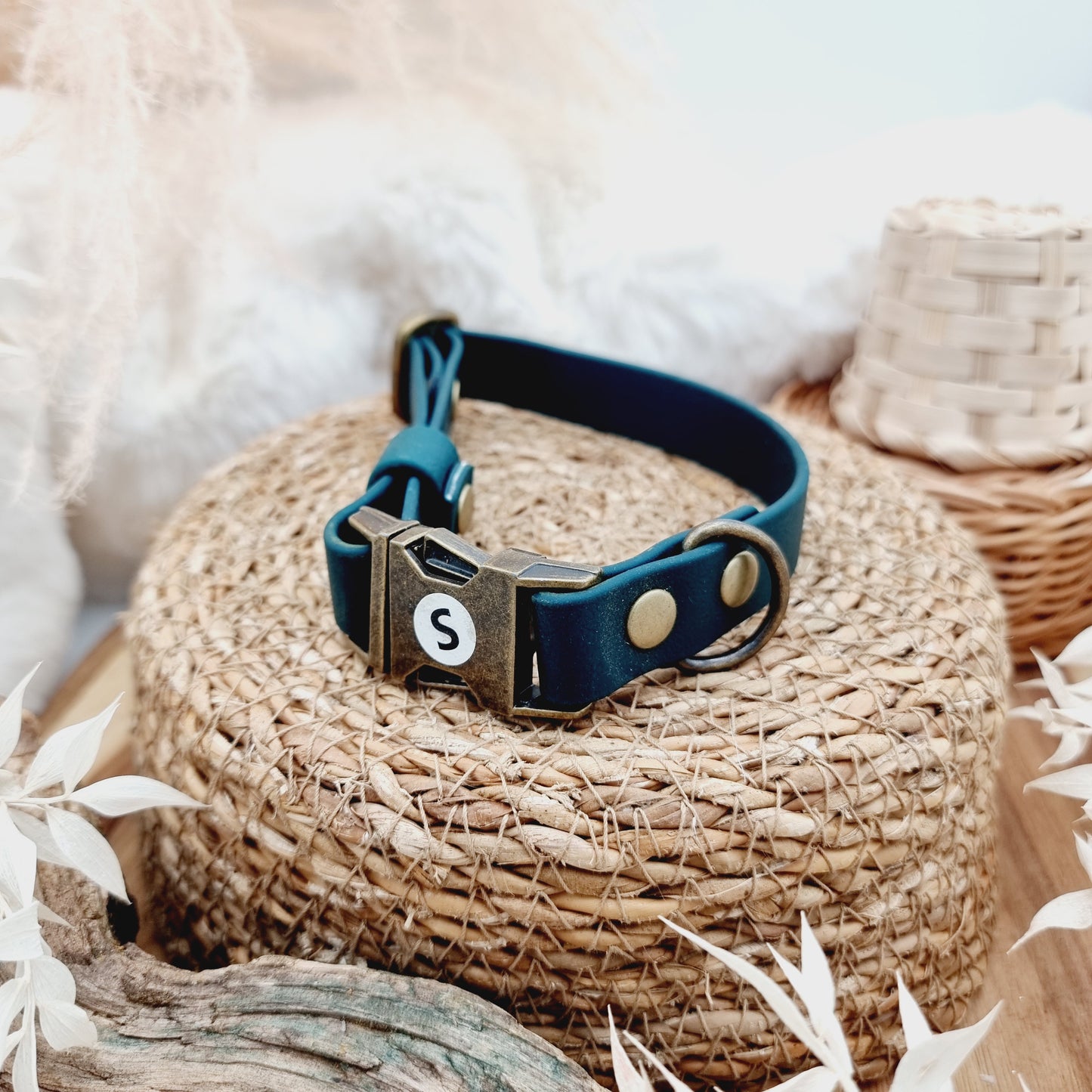 Dark Green (AB) - Biothane Fast Release Buckle Dog Collar