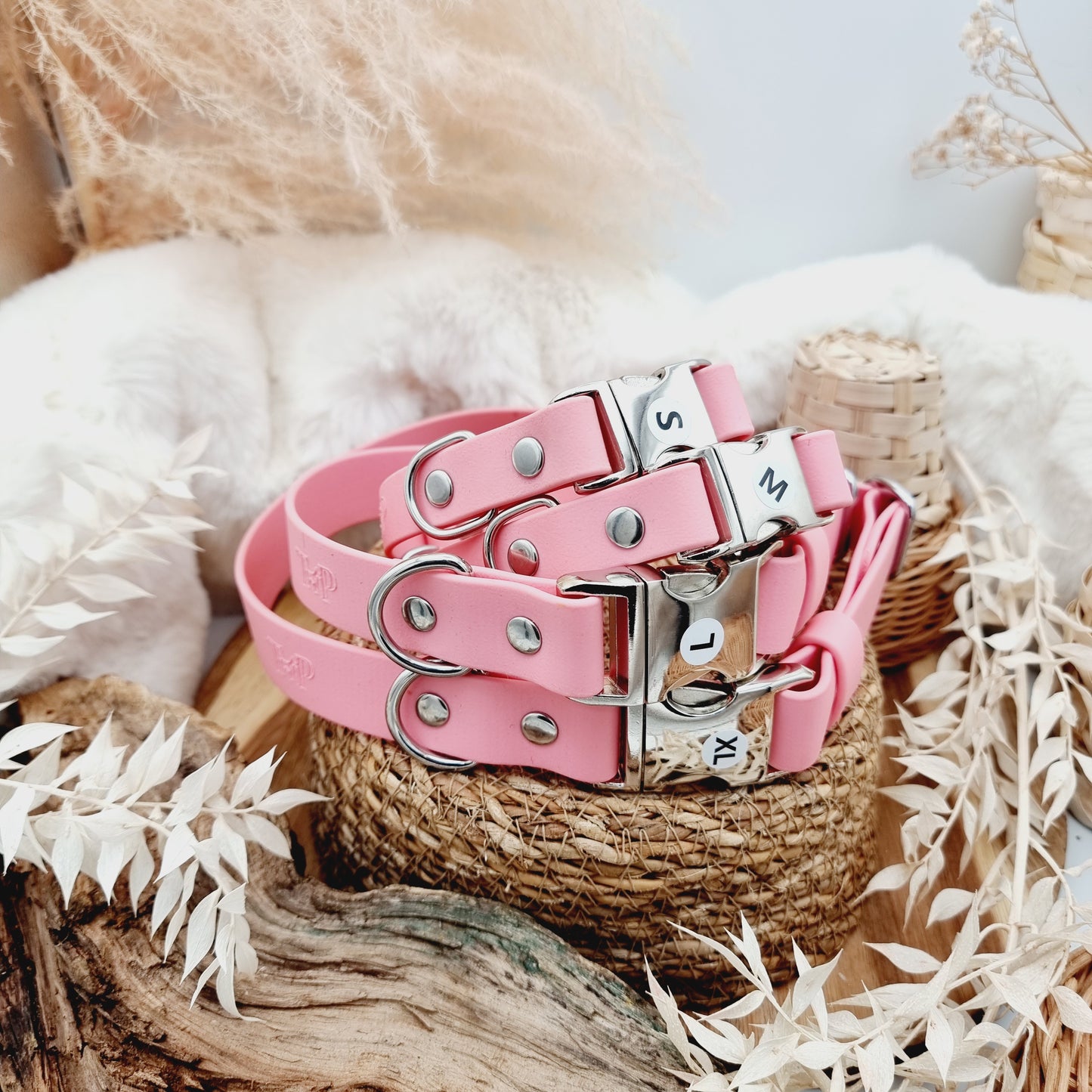 Baby Pink - Everlast Quick Release Biothane Dog Collar