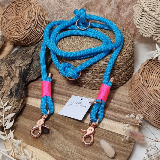 Ocean Blue - 295cm length Rope Training Lead