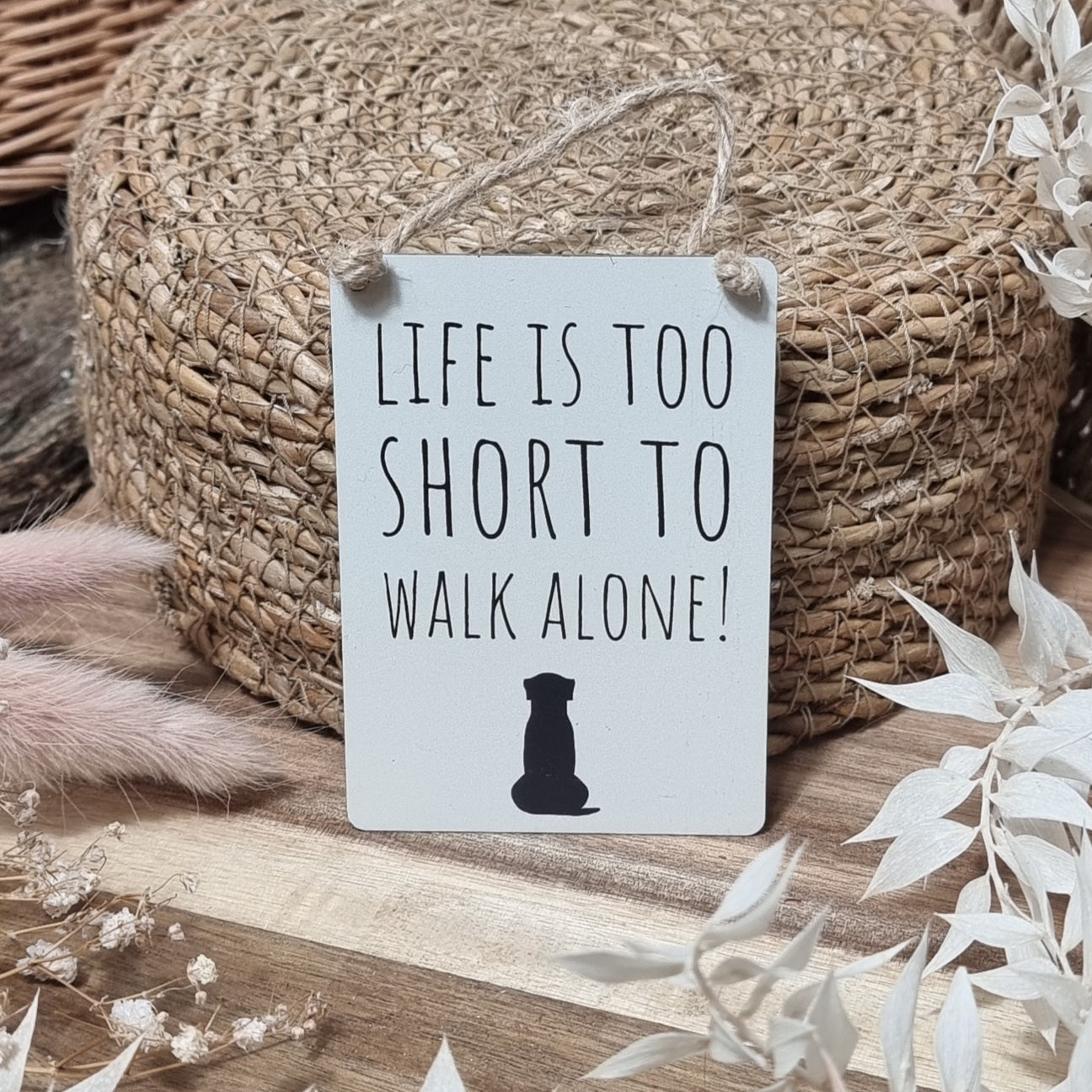 Small Metal Sign -  My kids have paws (Copy)