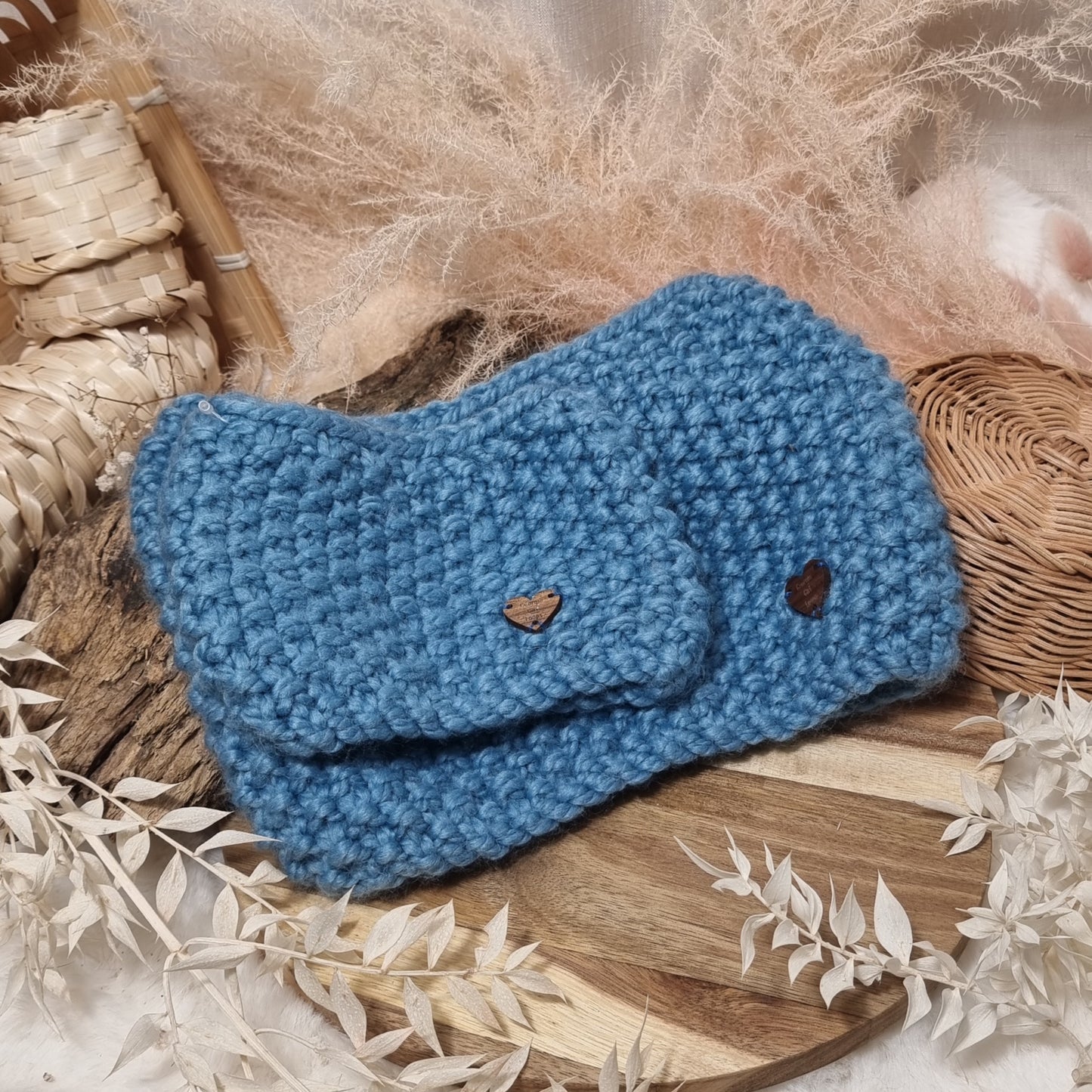 Blue - Human & Dog - Matchy-Matchy Snoods (Small-Medium size)