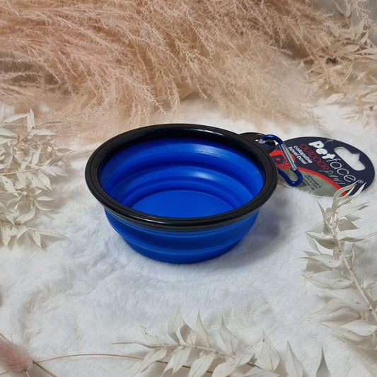 Collapsible Travel Dog Bowl - size small/medium