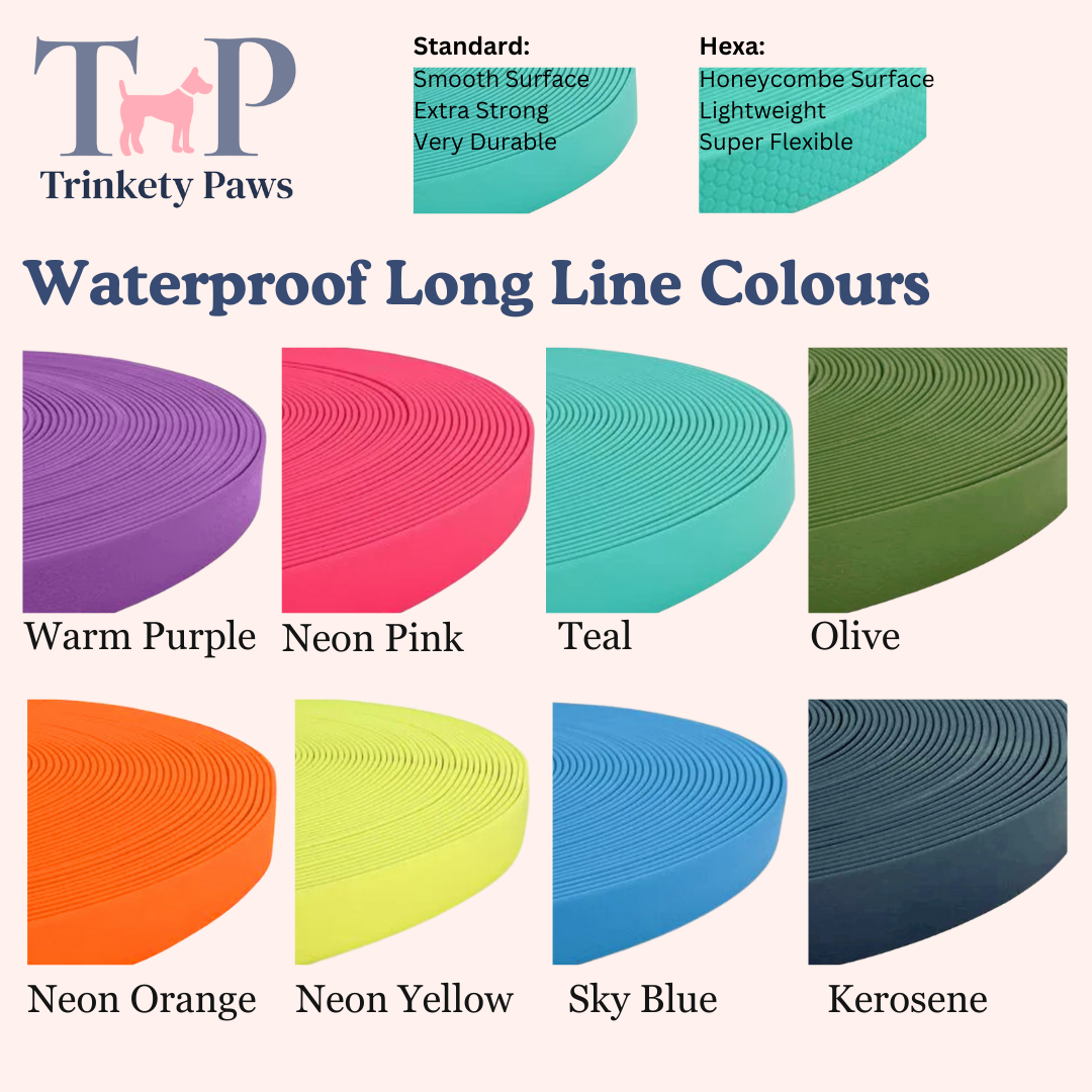 Waterproof BioThane® Long Line Keeper / Long Line Tidy