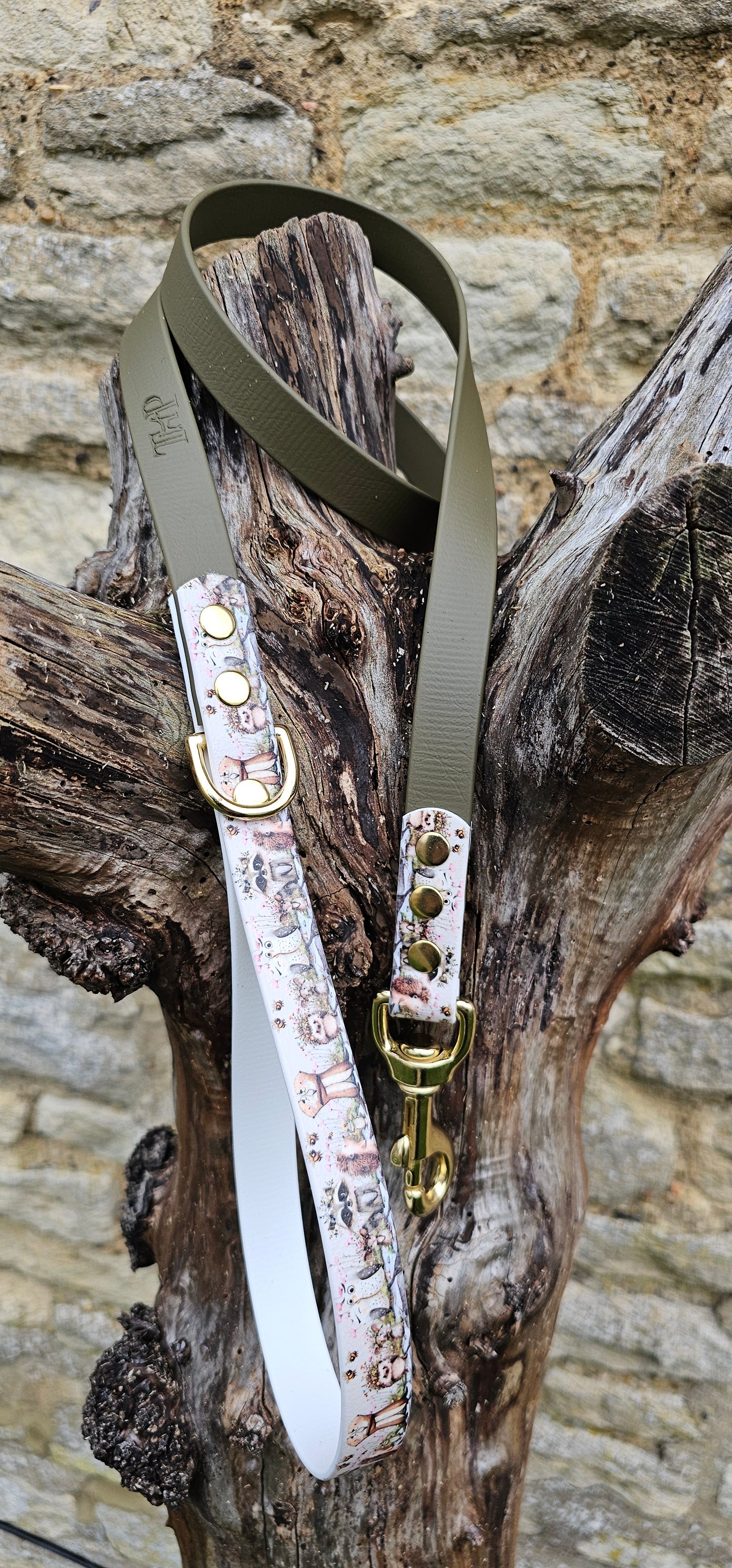 Little Wildlings - Printed Waterproof BioThane© Dog Lead