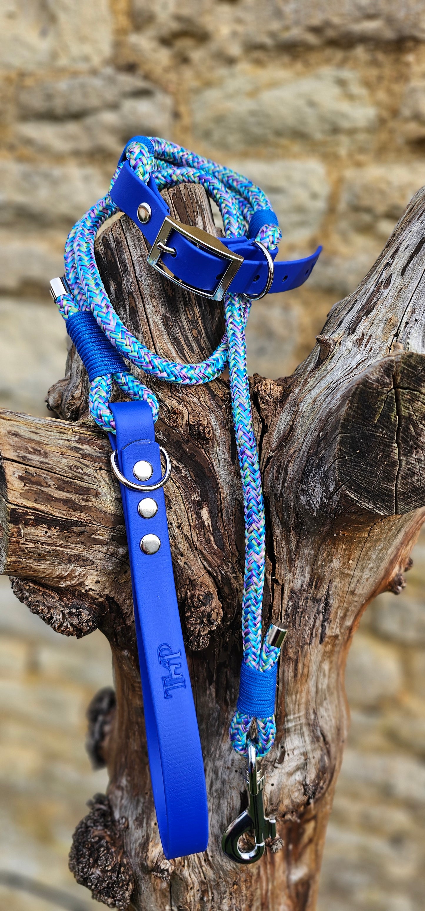 Mermaid - Classic Rope Dog Collar
