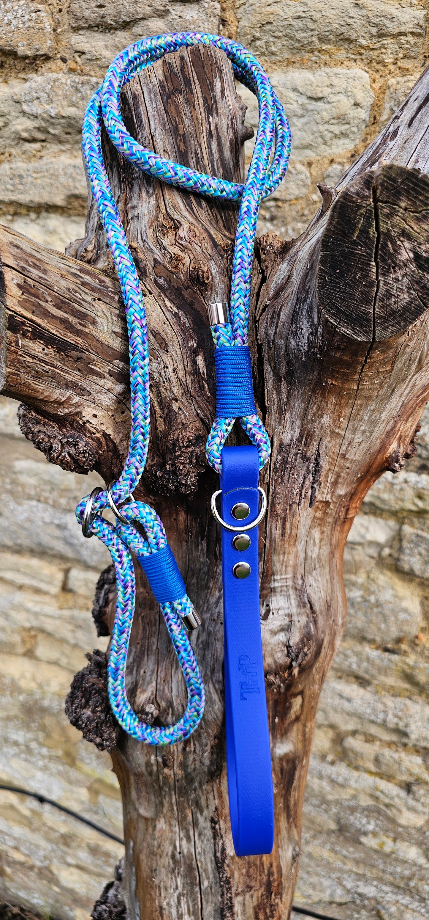Mermaid - Classic Rope Slip Lead / Figure 8 Dog Lead