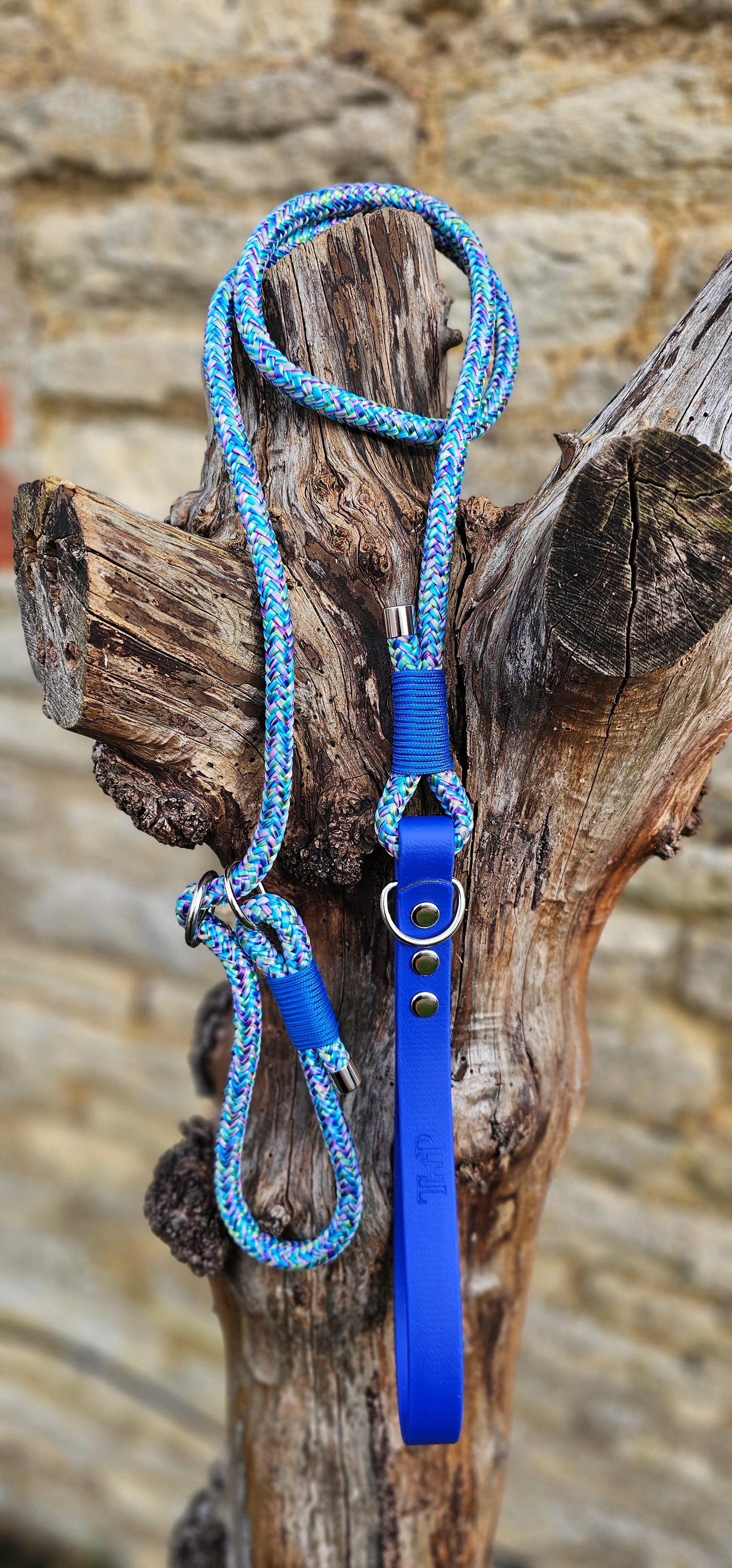 Mermaid - Classic Rope Slip Lead / Figure 8 Dog Lead