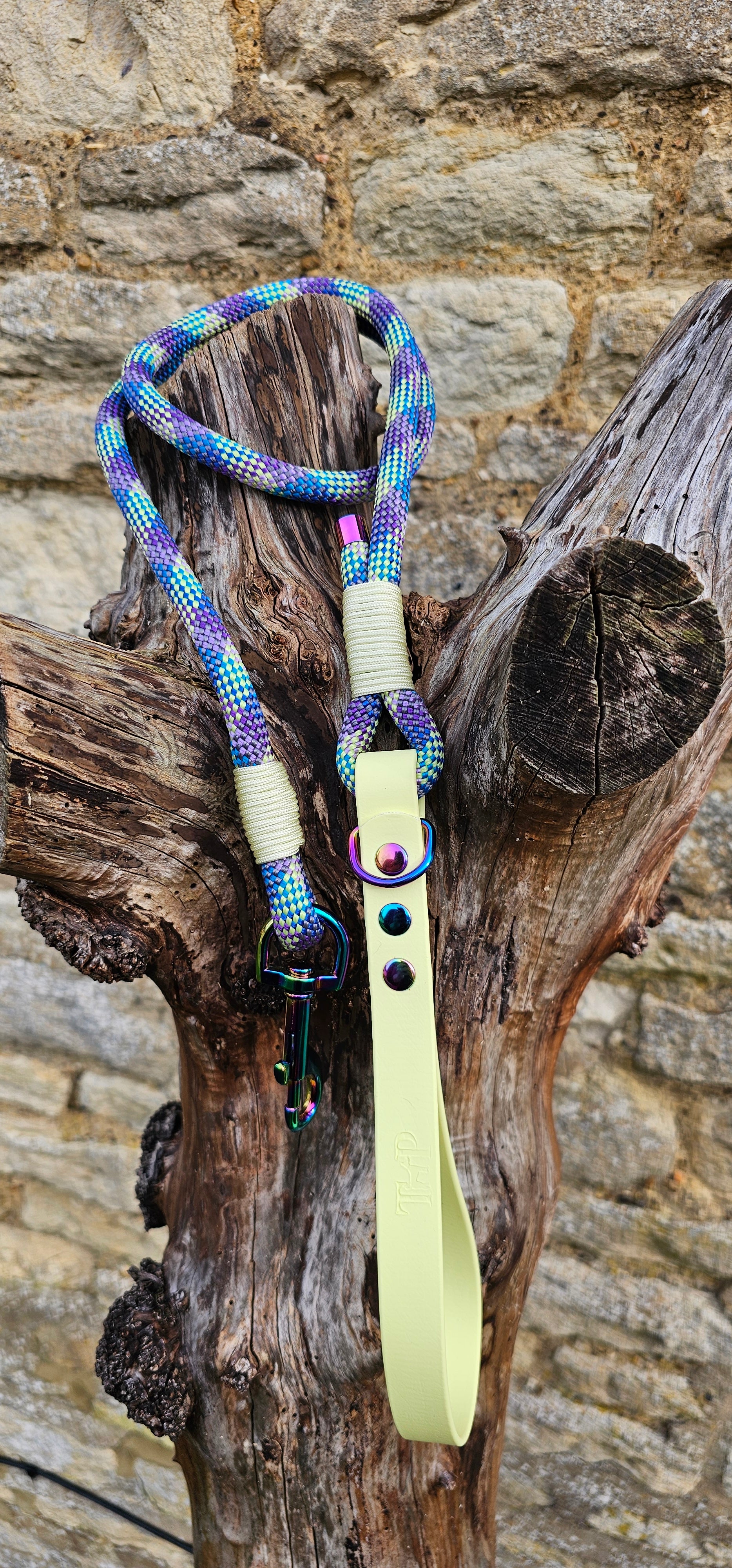 Rust Dog Rope Lead Aurora - Classic Rope Dog Lead – Trinkety Paws