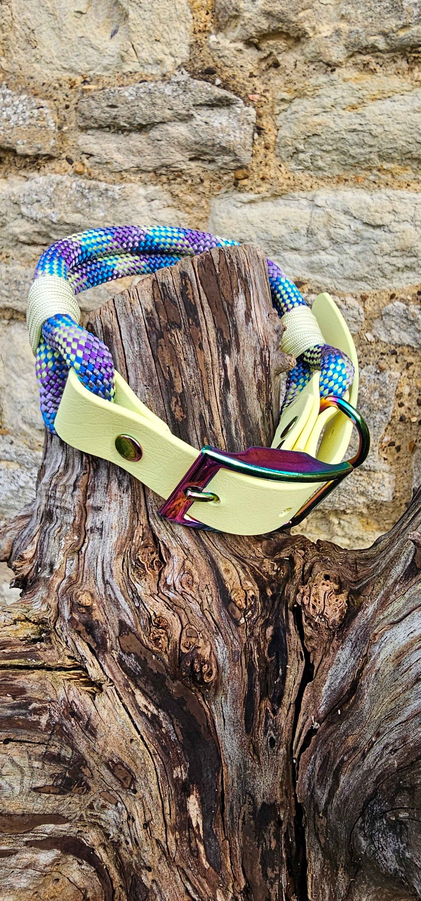 Aurora - Classic Rope Dog Collar