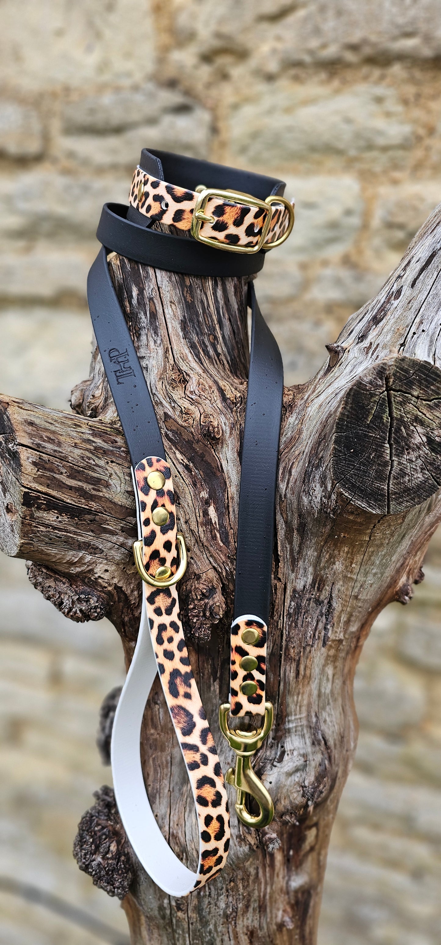 Urban Leopard - Statement Wrap Printed Waterproof BioThane© Dog Collar