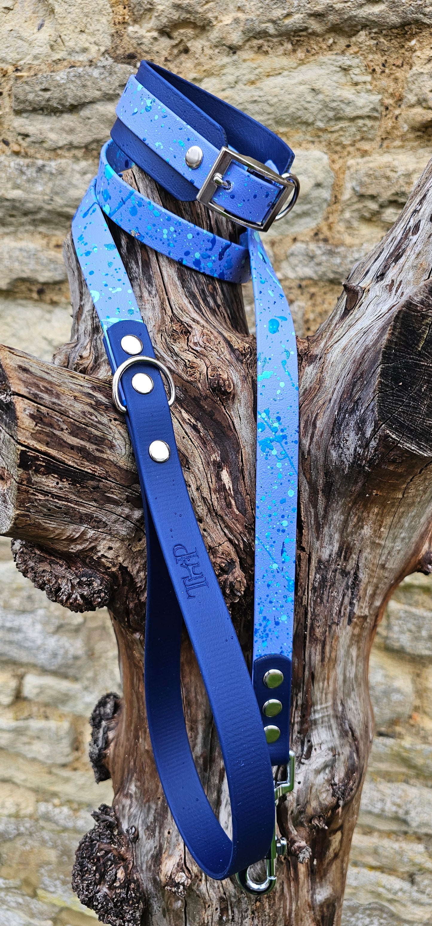 Deep Current - Waterproof BioThane© Splatter Dog Lead