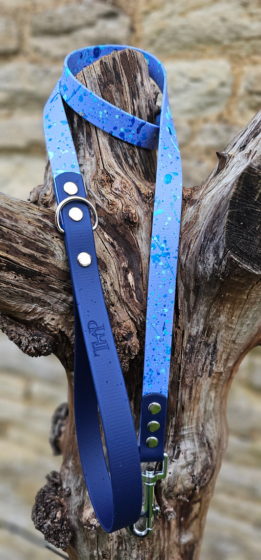 Deep Current - Waterproof BioThane© Splatter Dog Lead