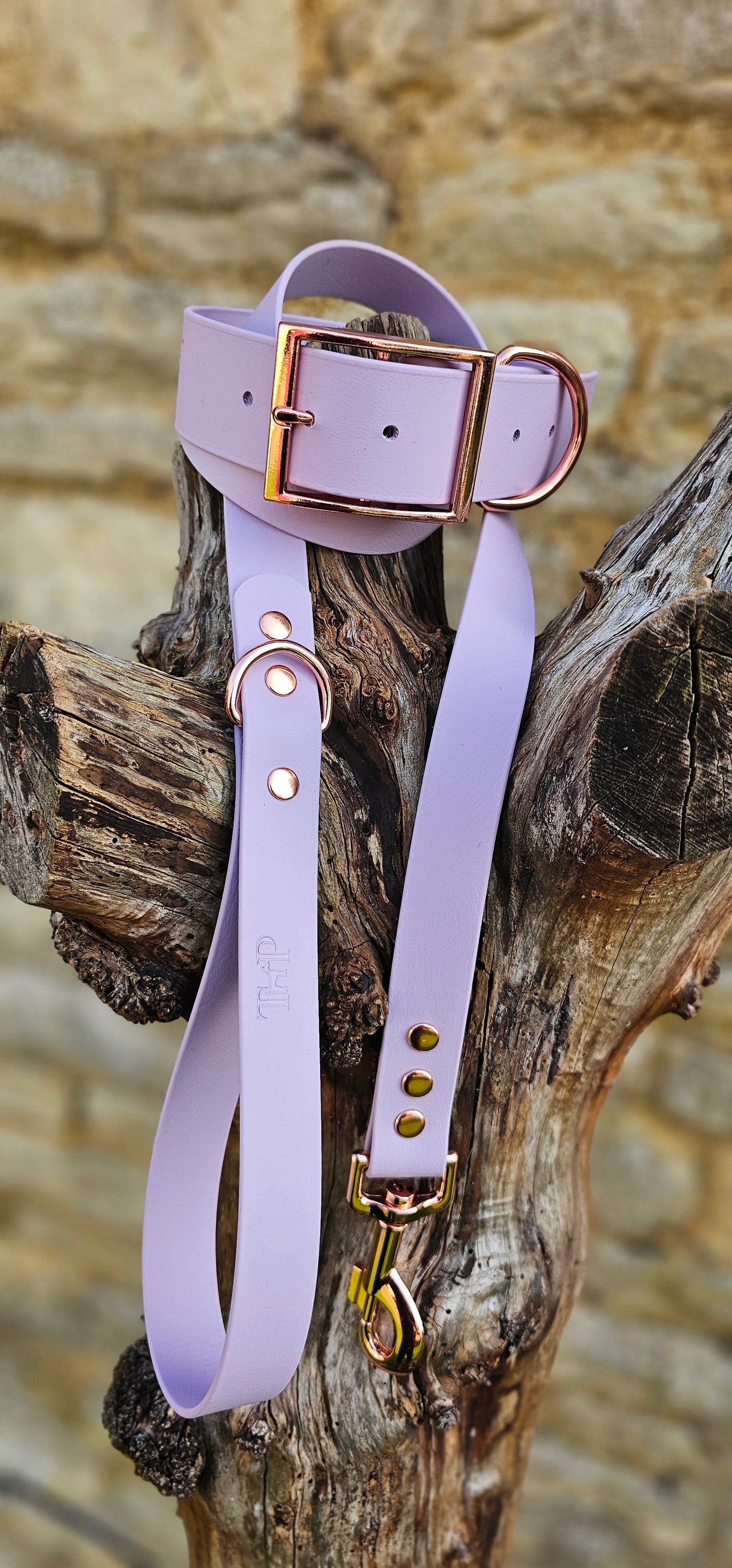 Lilac- Mighty Paws Waterproof BioThane© Dog Collar