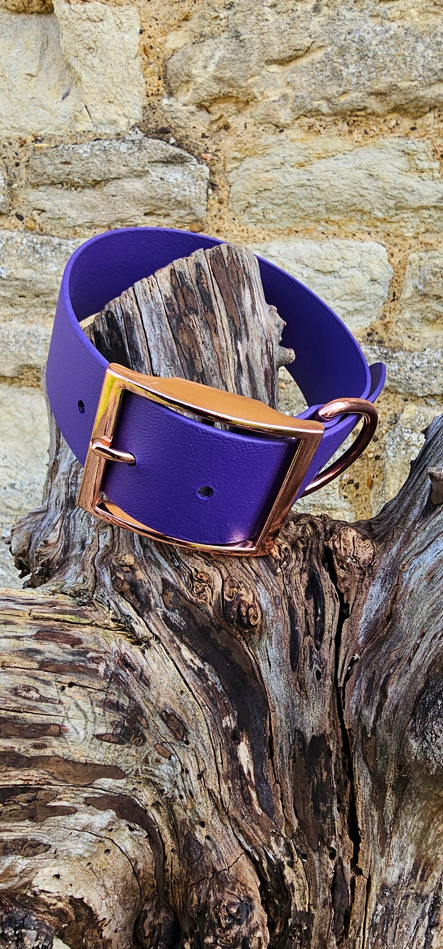 Amethyst - Mighty Paws Waterproof BioThane© Dog Collar