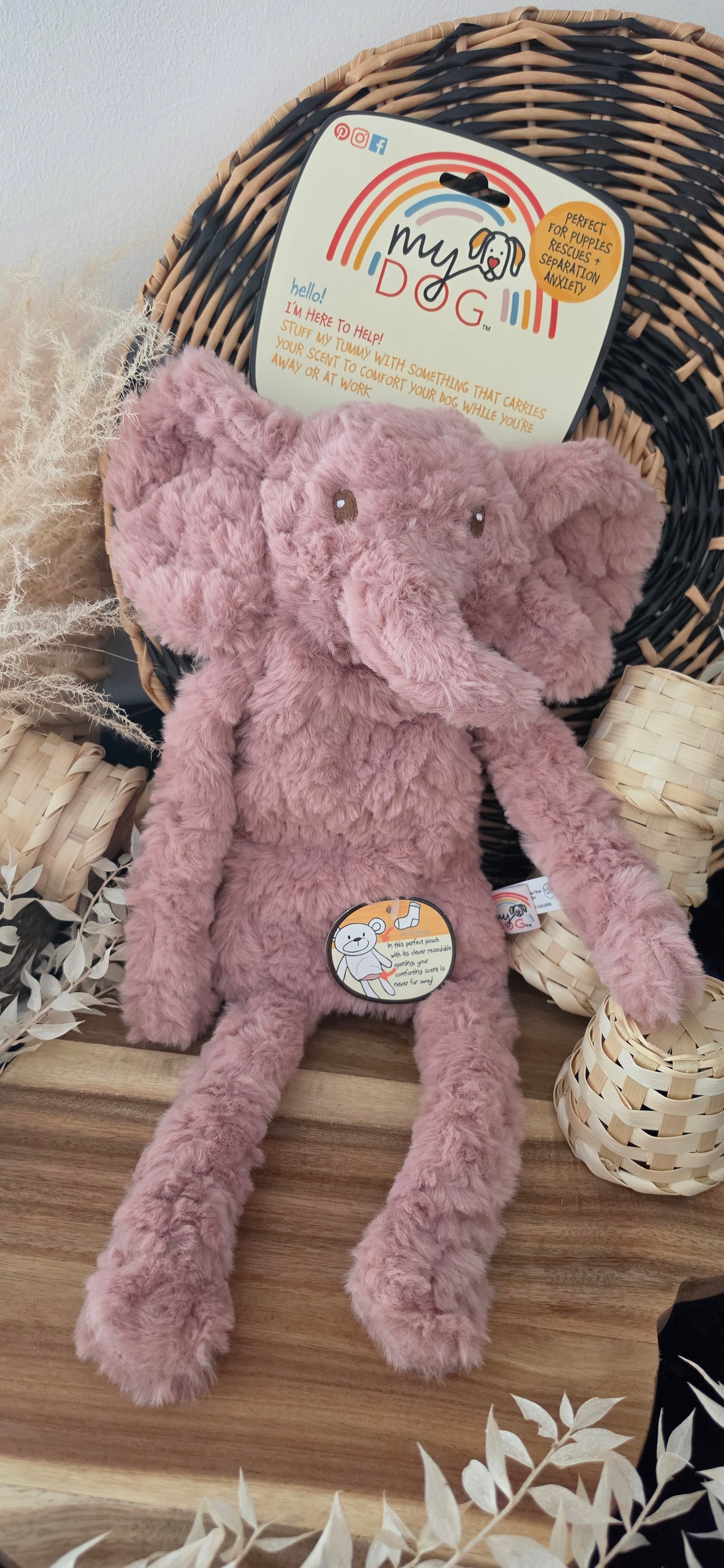 Rosewood My Dog - Plush Elephant