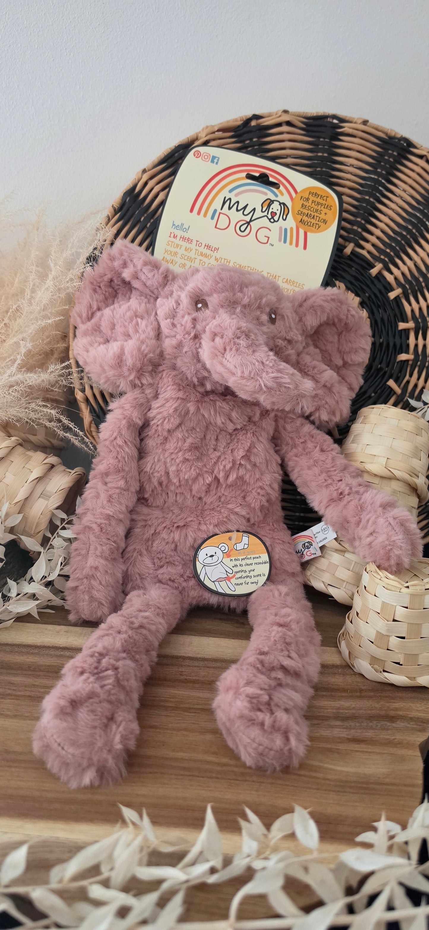 Rosewood My Dog - Plush Elephant