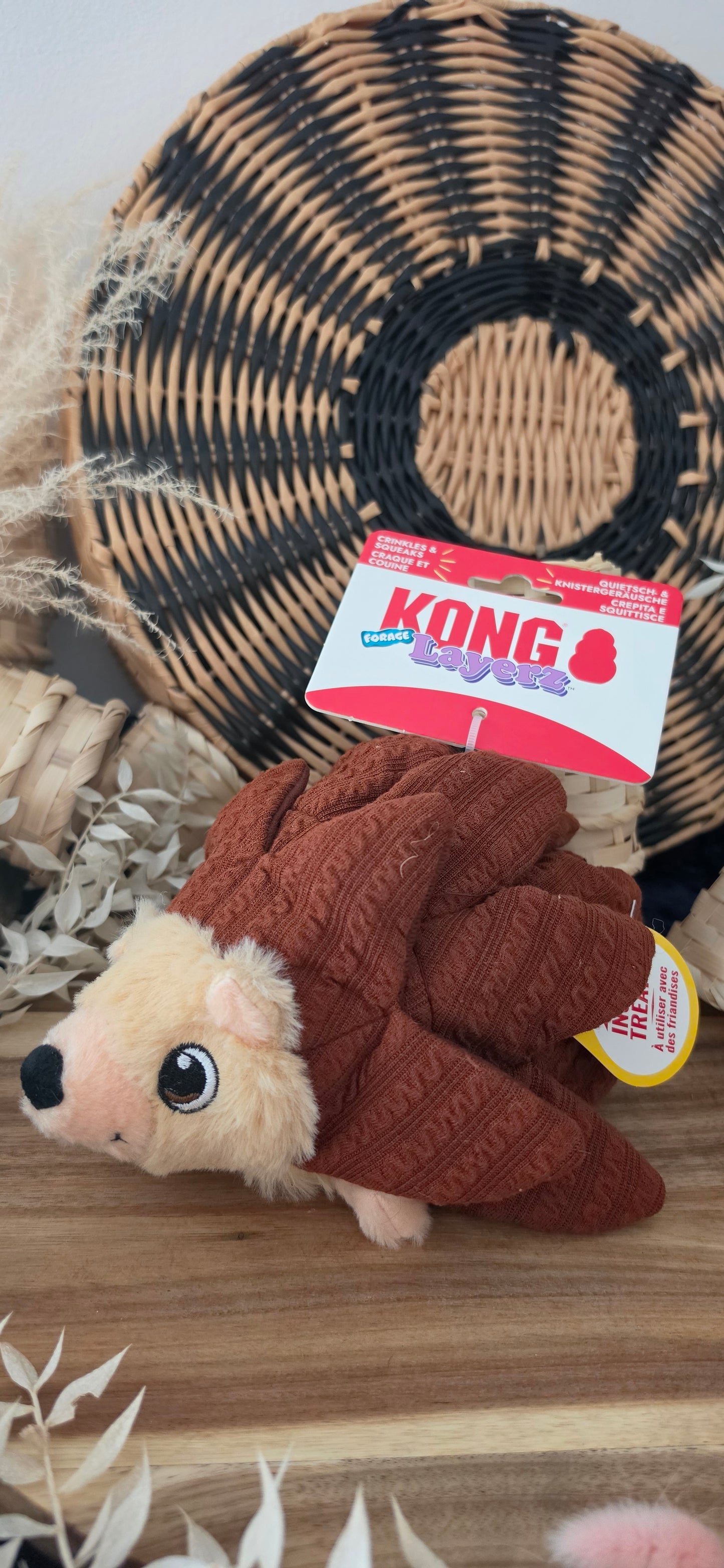 Kong Layerz Forage - Hedgehog