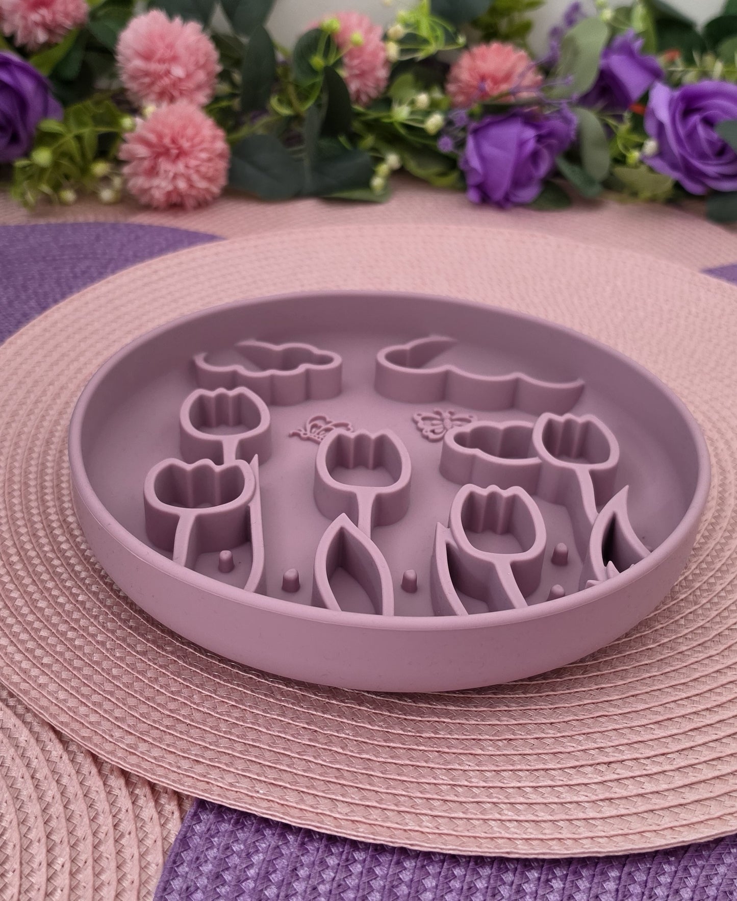 Enrichment Bowl - Tulip Fields (Lilac)