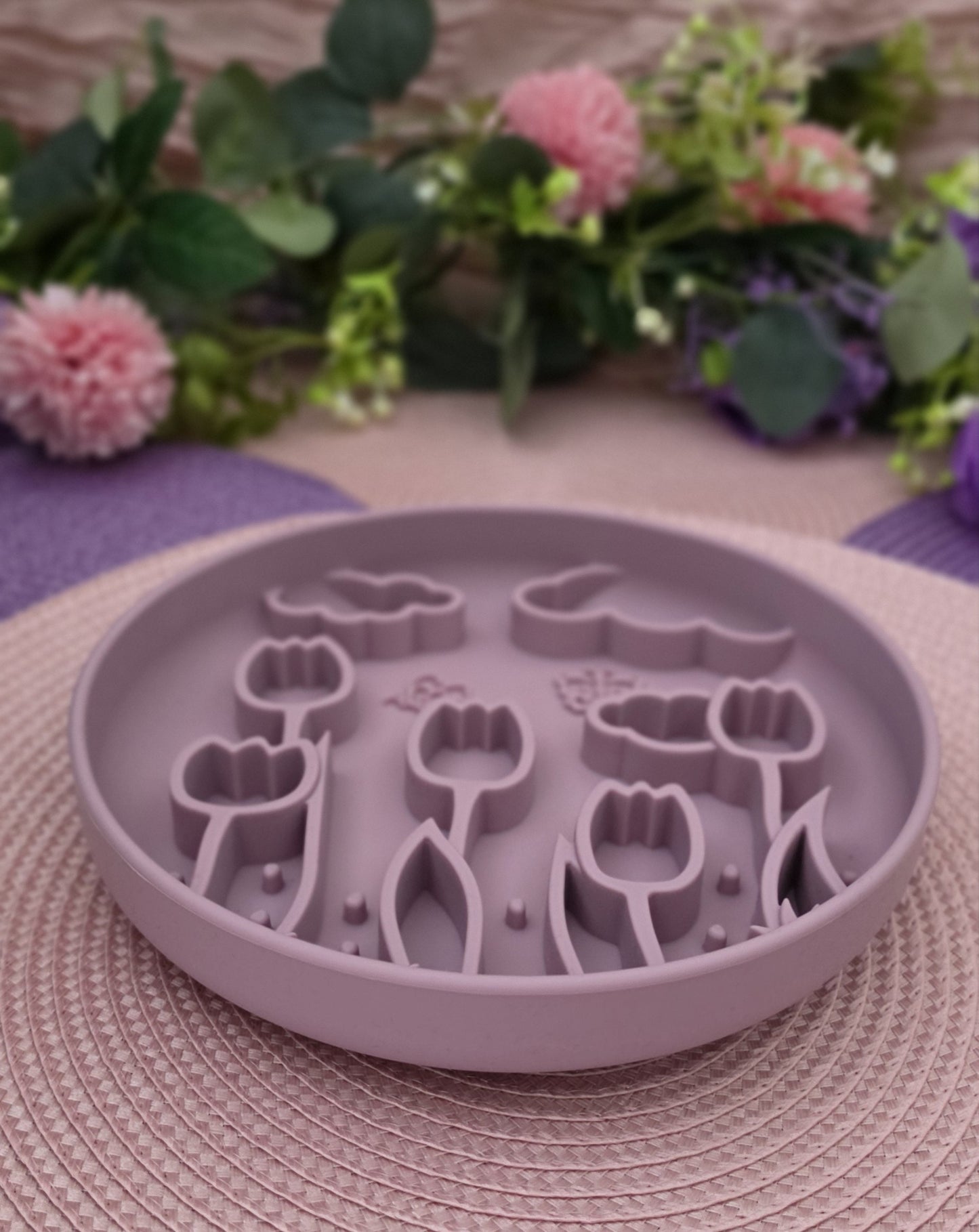 Enrichment Bowl - Tulip Fields (Lilac)
