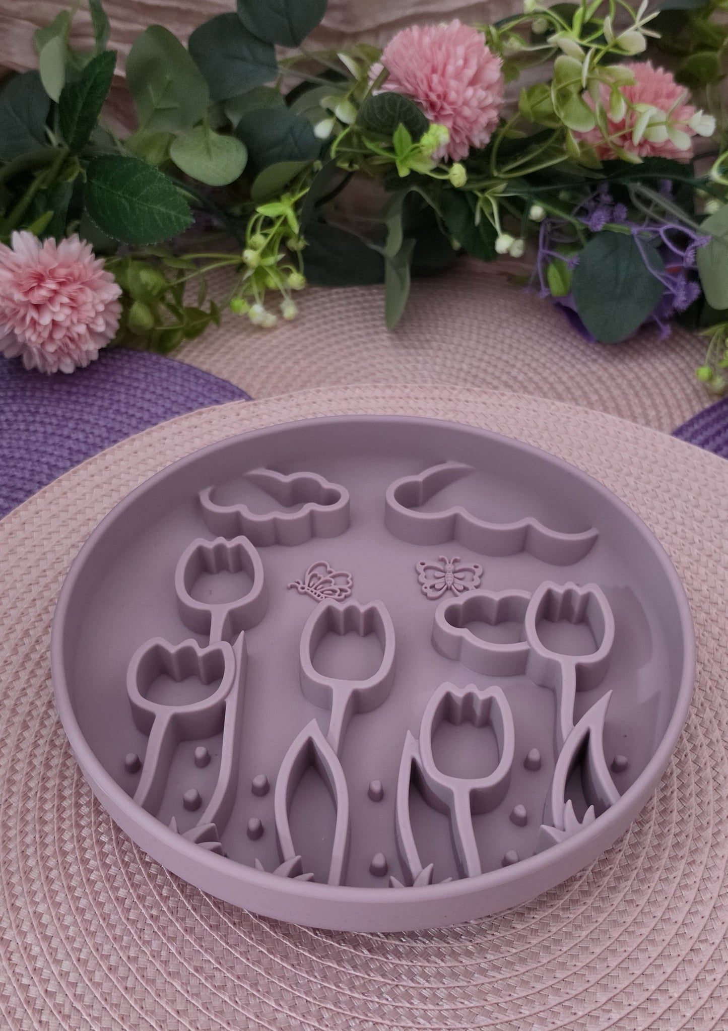 Enrichment Bowl - Tulip Fields (Lilac)