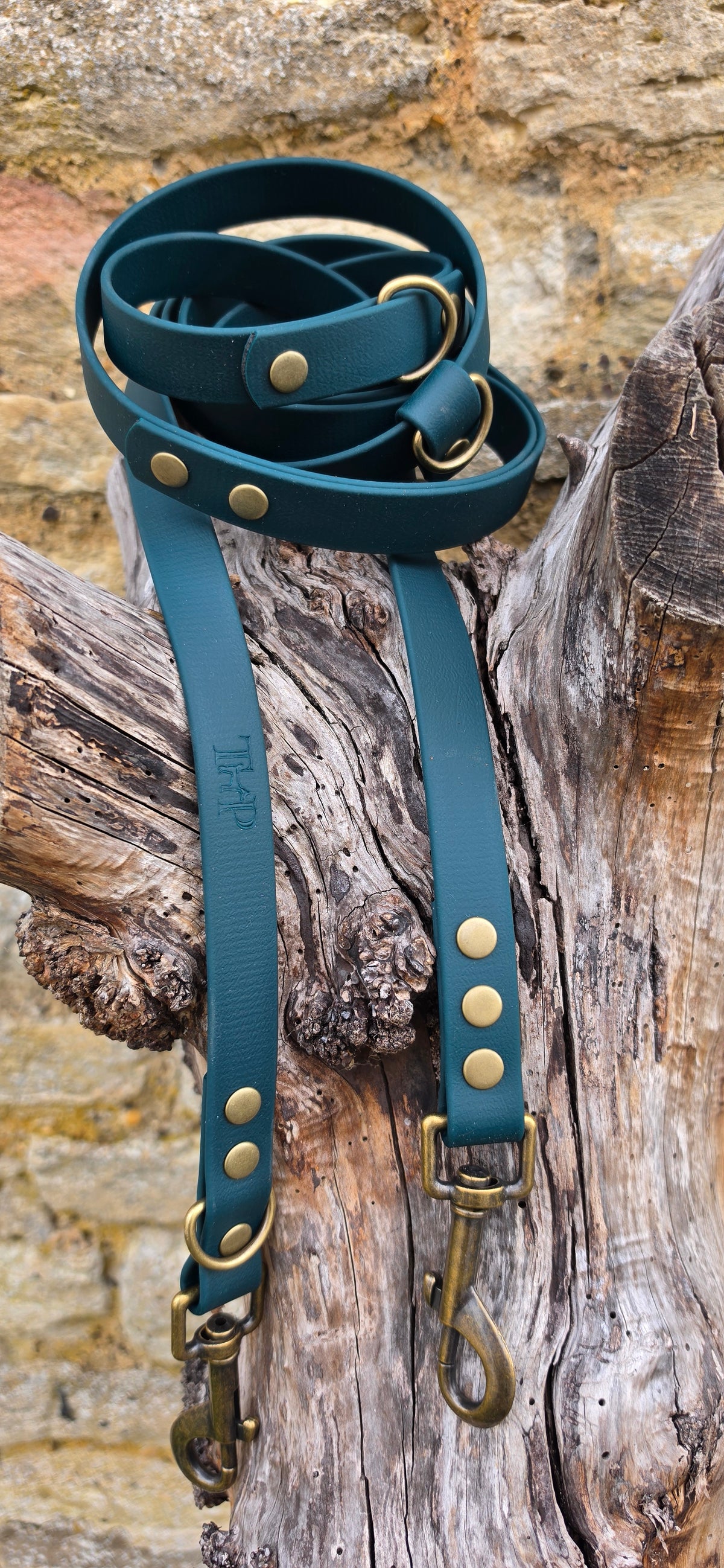 Dark Green - Waterproof BioThane© handsfree Dog Training Lead