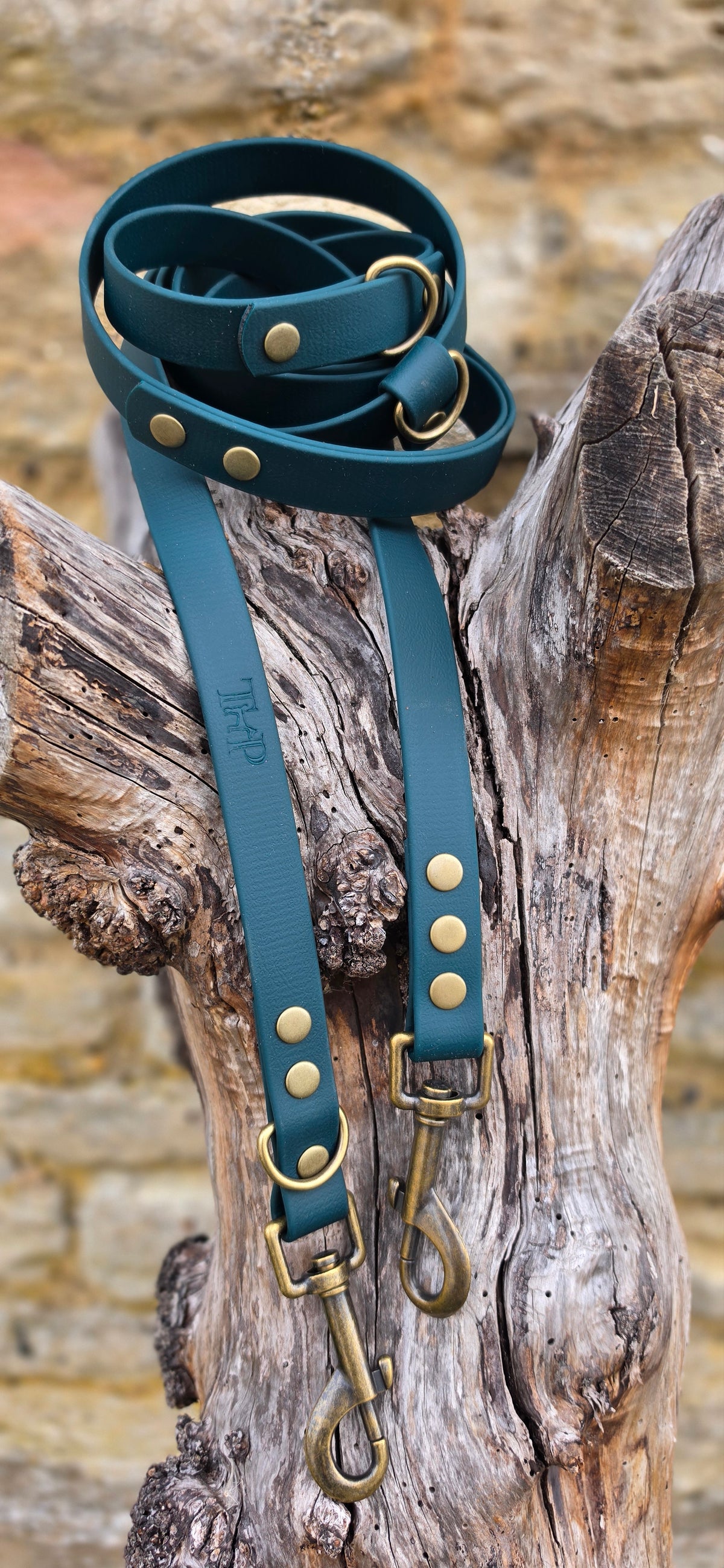 Dark Green - Waterproof BioThane© handsfree Dog Training Lead