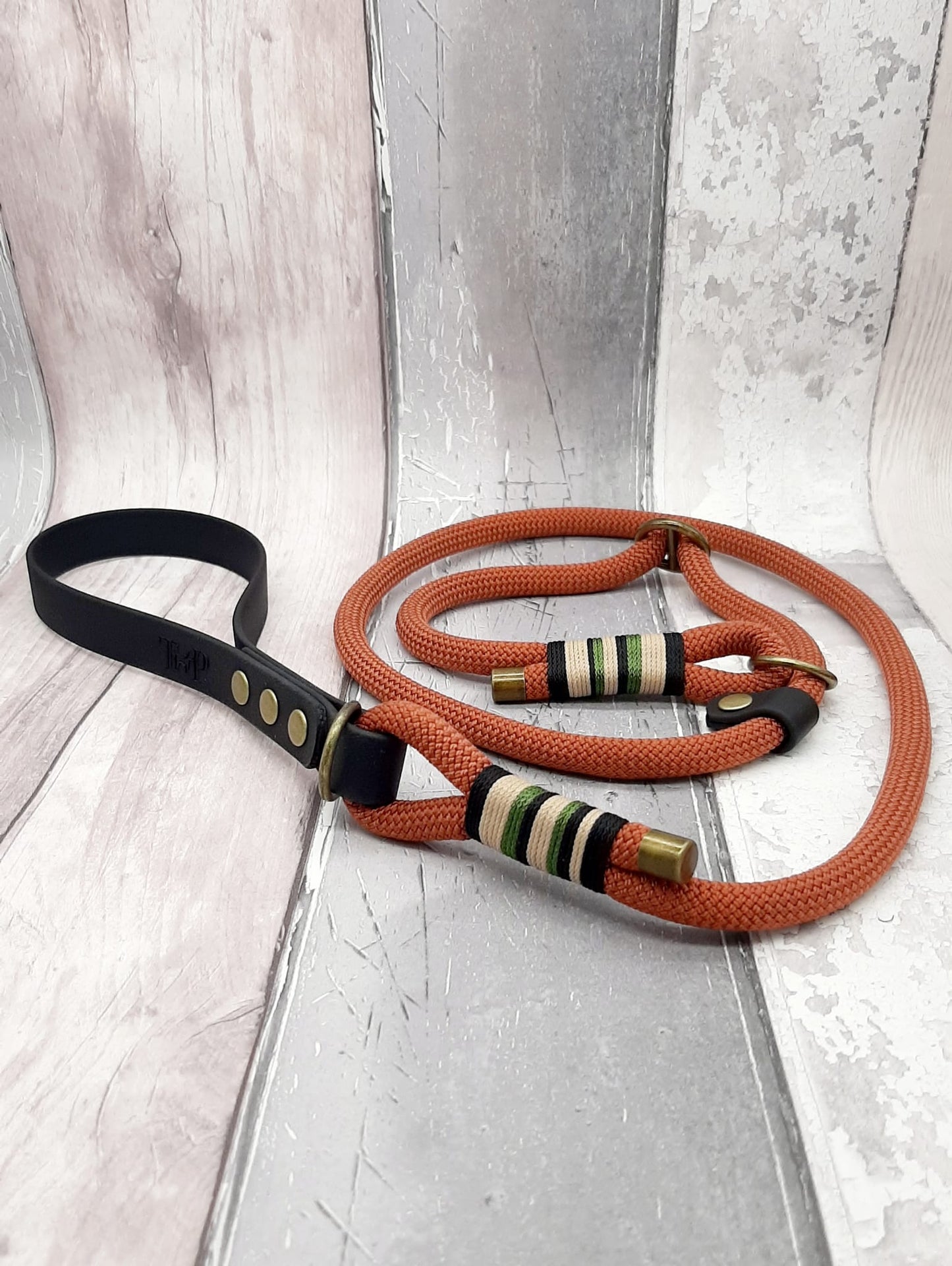 Rope Slip Dog Lead / Figure-8 Rope Dog Lead - Design Your Own