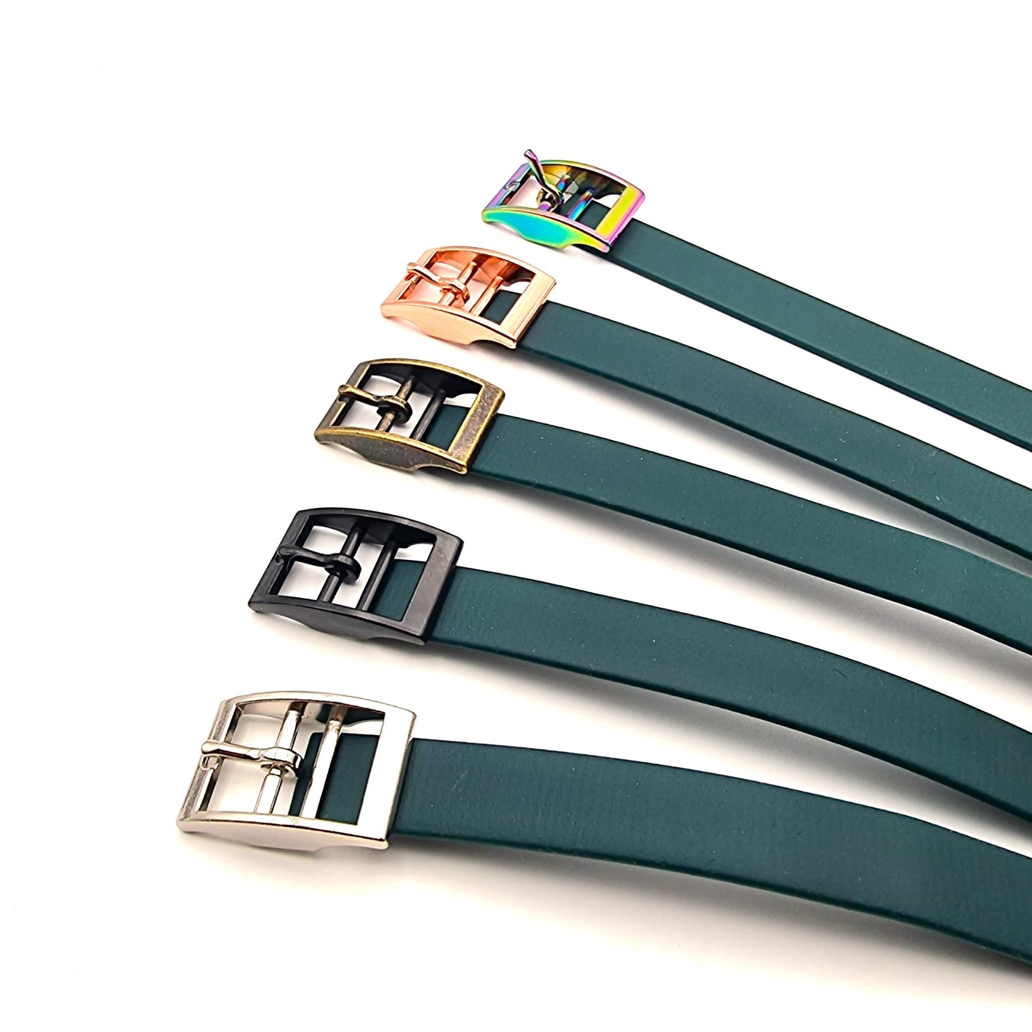 Dark Green - Waterproof BioThane© Dog Collar