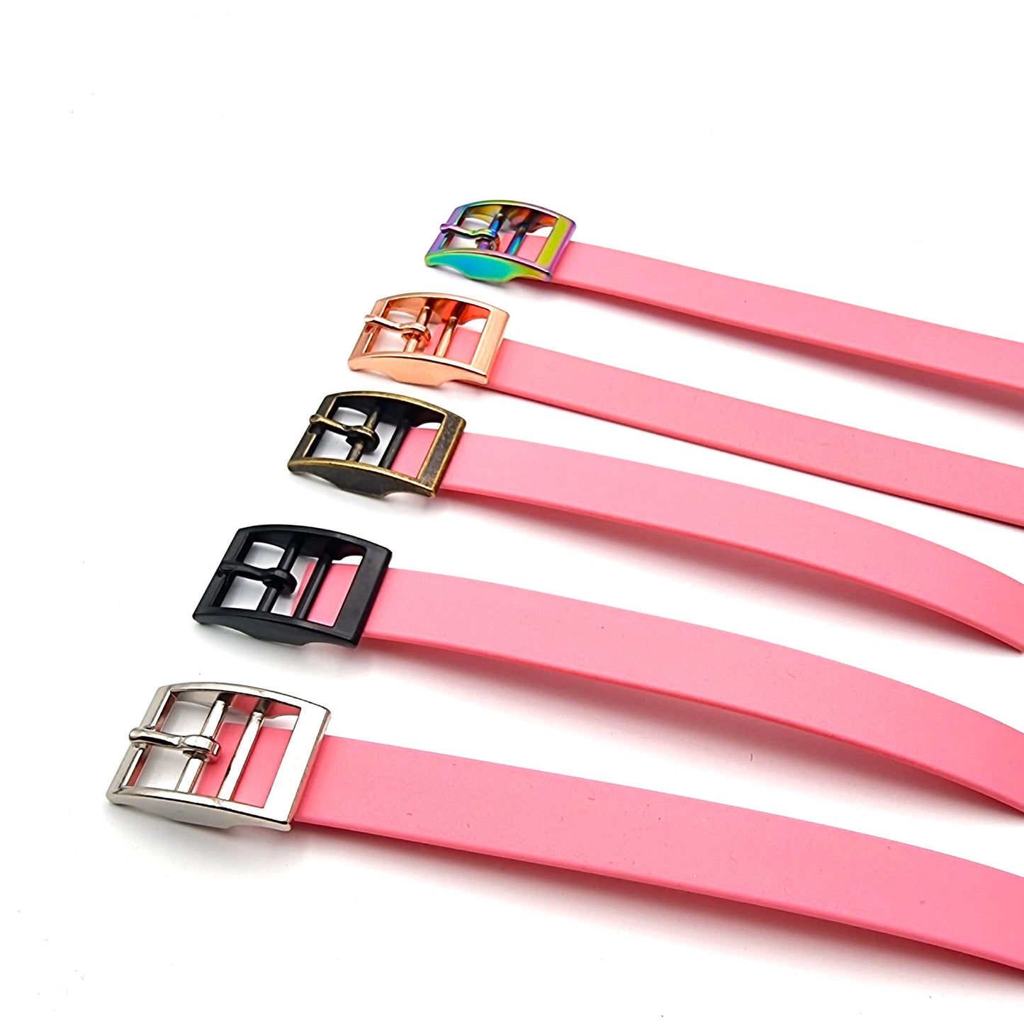 Baby Pink - Waterproof BioThane© Dog Collar