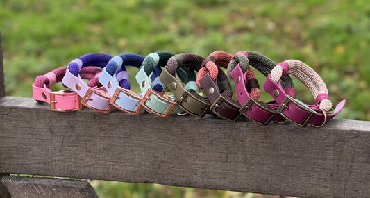 Rope BioThane© Dog Collar - Design Your Own