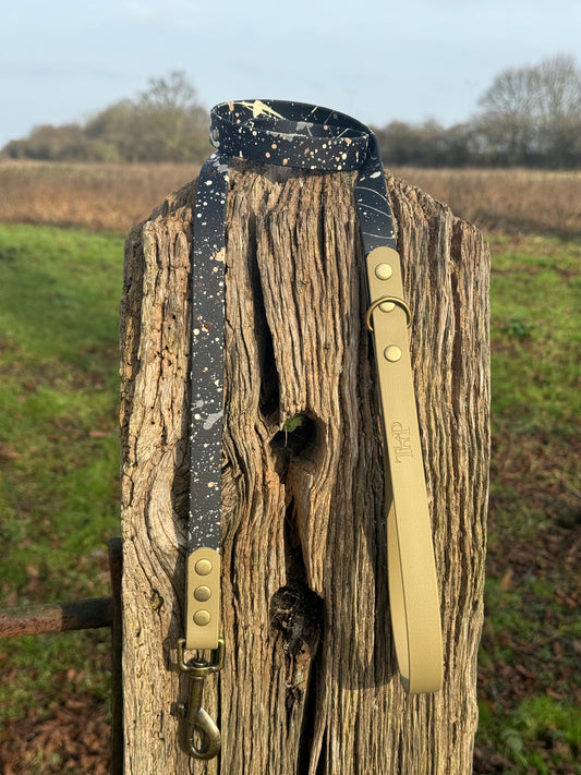 Ironstone - Waterproof BioThane© Splatter Dog Lead - Terra Collection