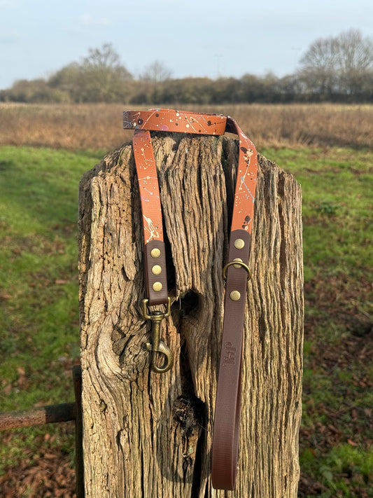 Timberline - Waterproof BioThane© Splatter Dog Lead - Terra Collection