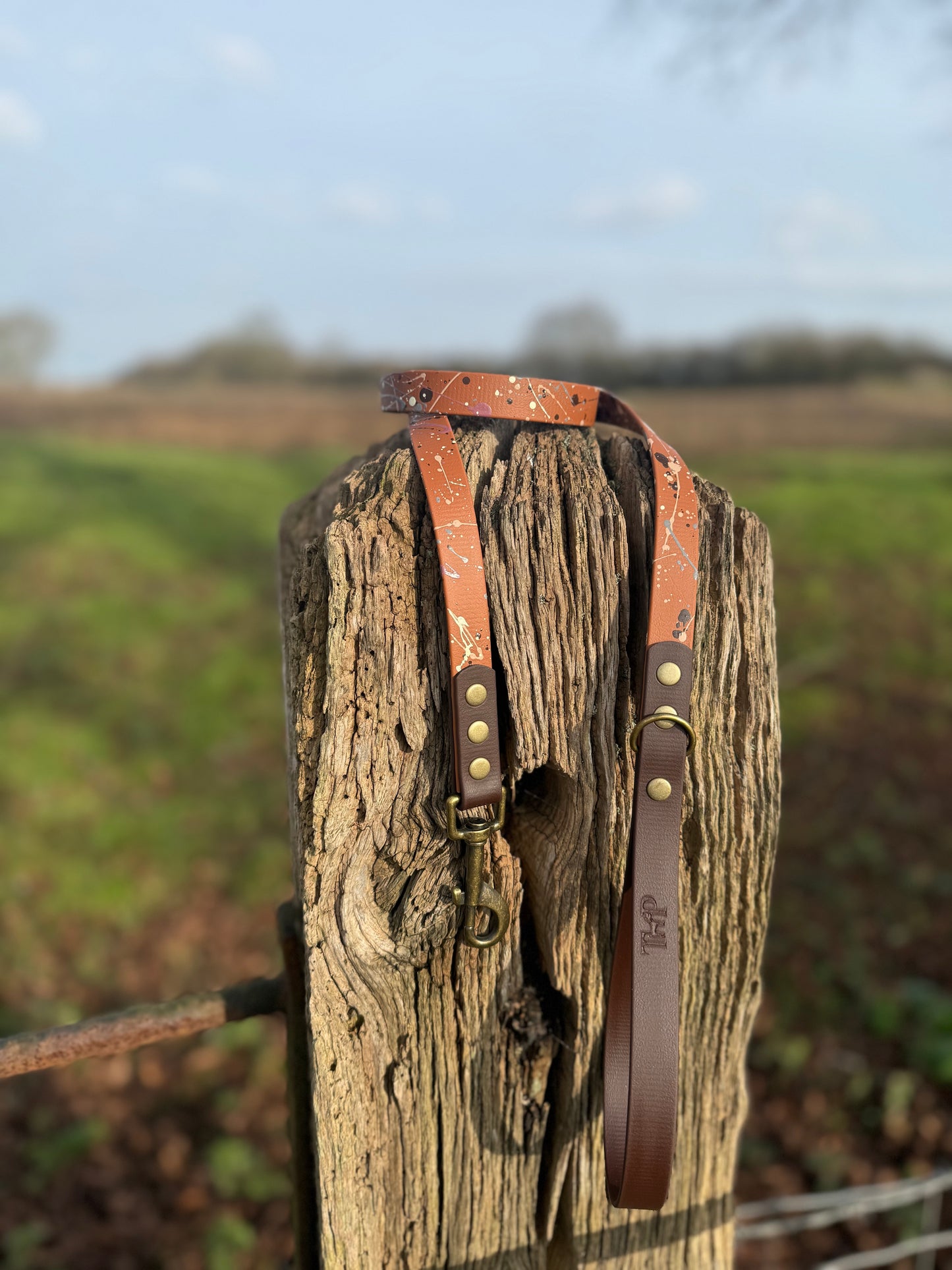 Timberline - Waterproof BioThane© Splatter Dog Lead - Terra Collection