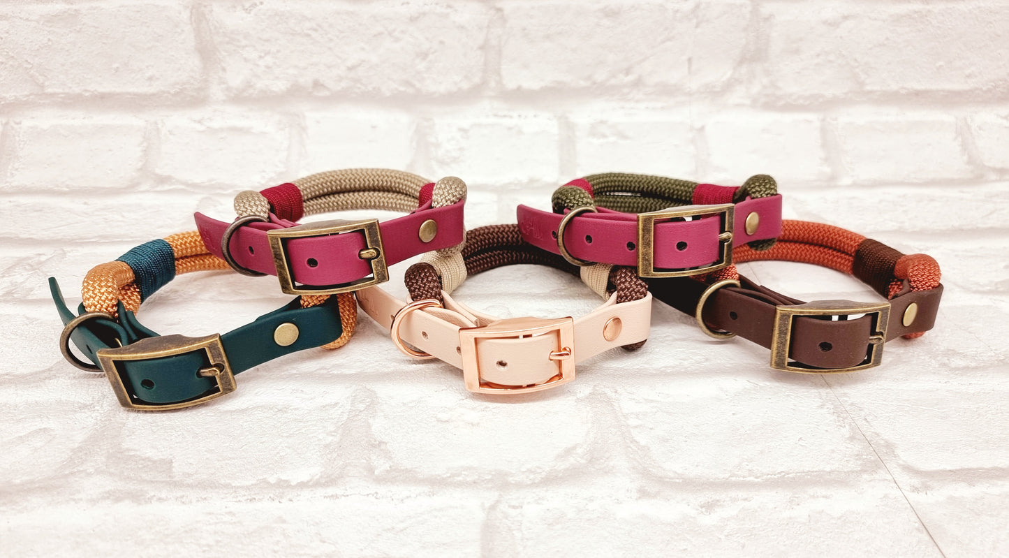 Rope BioThane© Dog Collar - Design Your Own