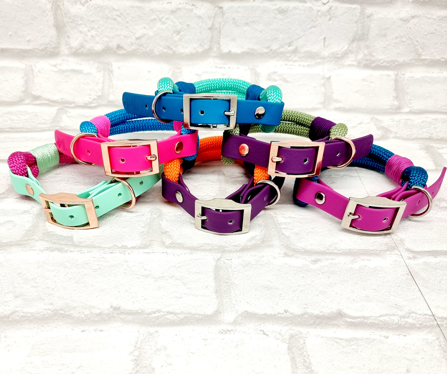 Rope BioThane© Dog Collar - Design Your Own