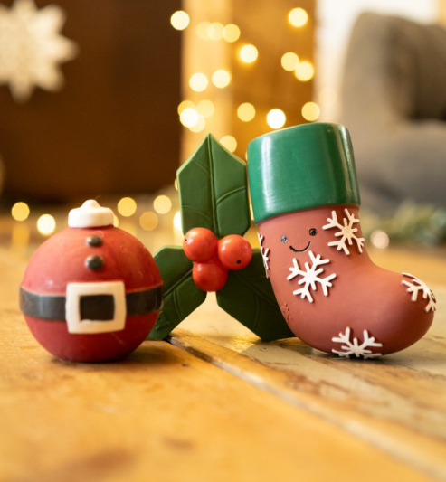 Christmas Bauble Latex Dog Toy