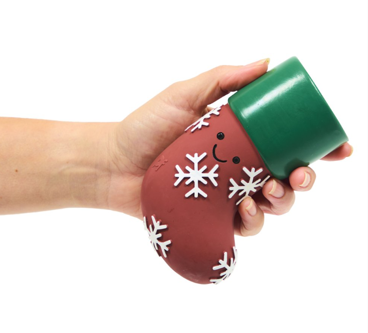 Christmas Stocking Latex Dog Toy