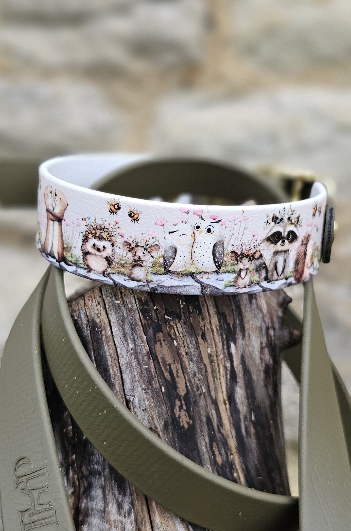 Little Wildlings - Printed Waterproof BioThane© Dog Collar