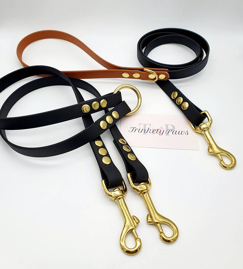 Waterproof BioThane® Dog Lead Splitter / Coupler / Extender - Design Your Own