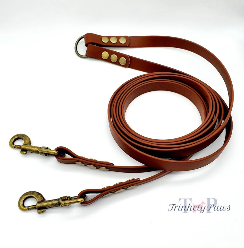 Waterproof BioThane® Dog Lead Splitter / Coupler / Extender - Design Your Own